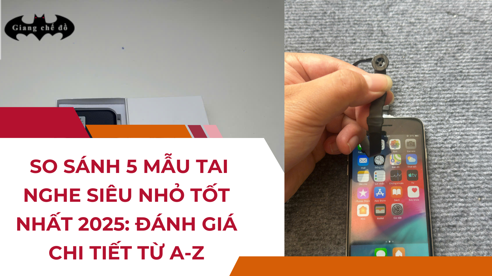 So sánh 5 Mẫu Tai nghe siêu nhỏ Tốt nhất 2025: Đánh giá chi tiết từ A-Z