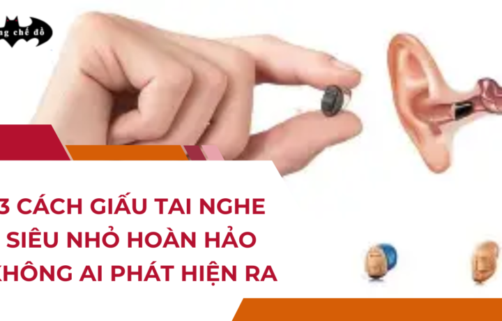 3 Cách giấu tai nghe siêu nhỏ HOÀN HẢO không ai phát hiện ra