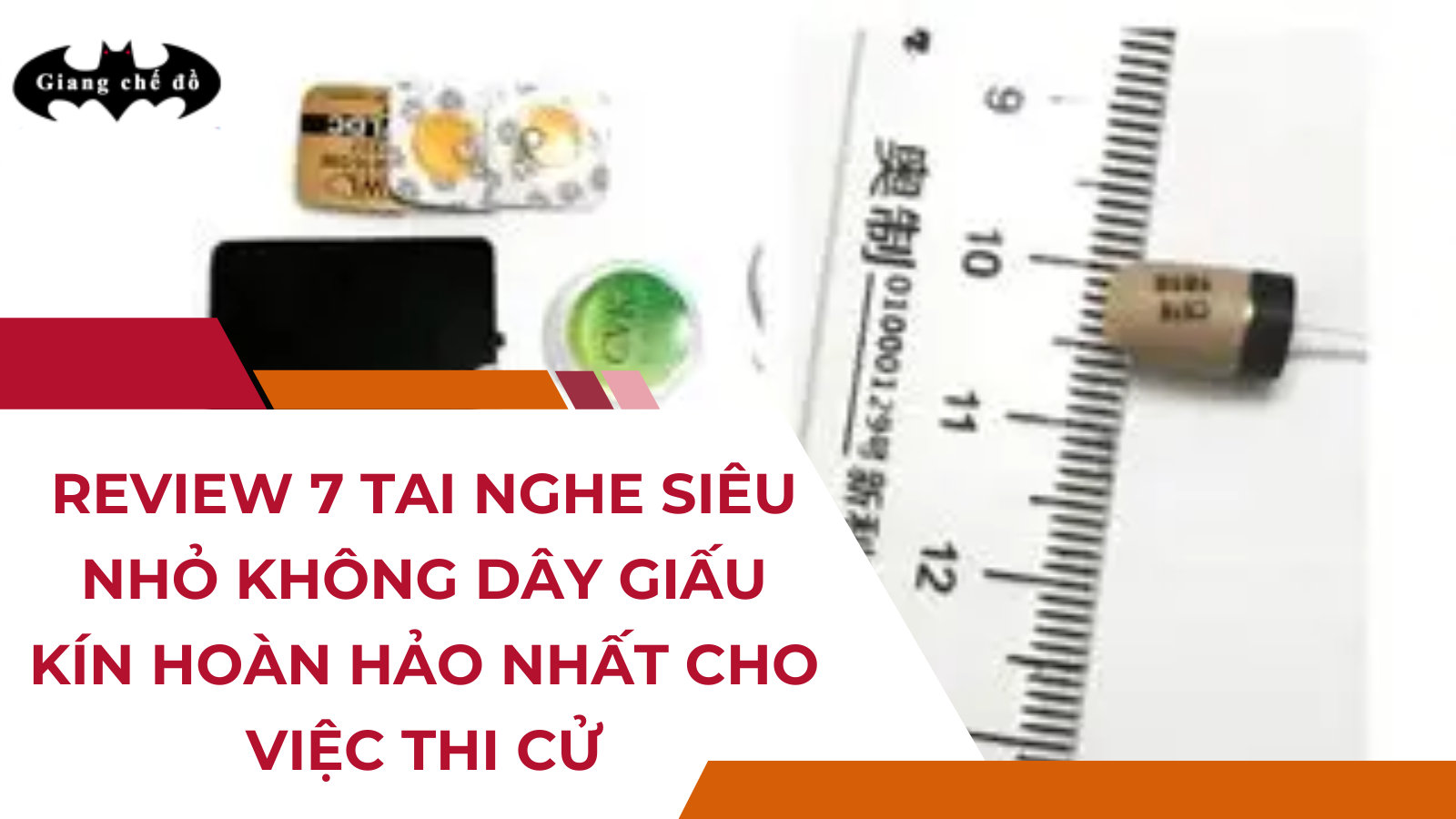 Review 7 Tai nghe siêu nhỏ không dây GIẤU KÍN hoàn hảo nhất cho việc thi cử