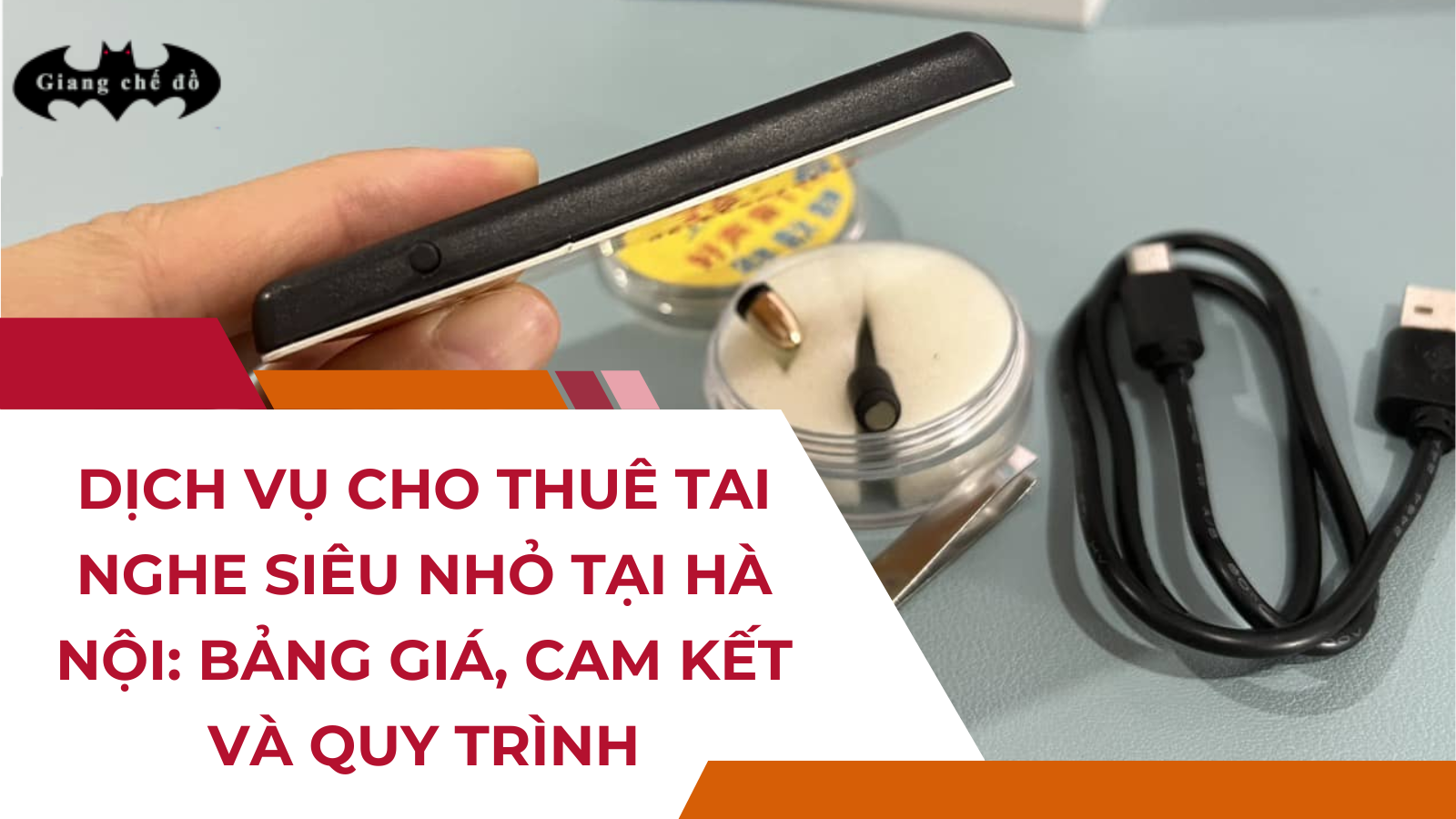 Dịch vụ cho thuê tai nghe siêu nhỏ tại Hà Nội: Bảng giá, cam kết và quy trình