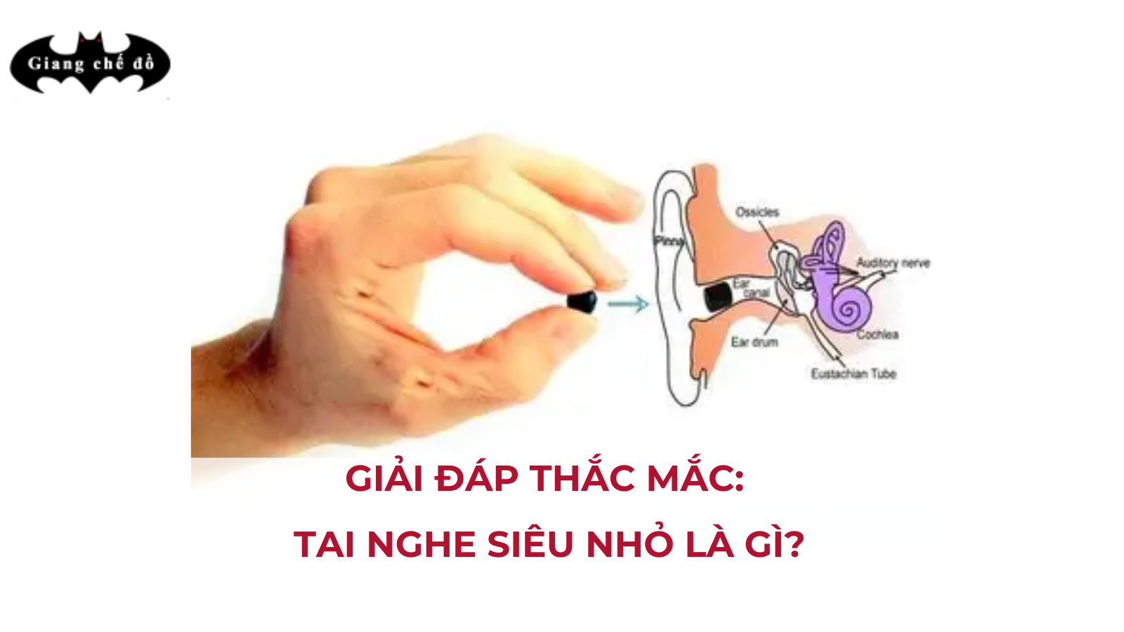 Giải đáp thắc mắc: Tai nghe siêu nhỏ là gì?