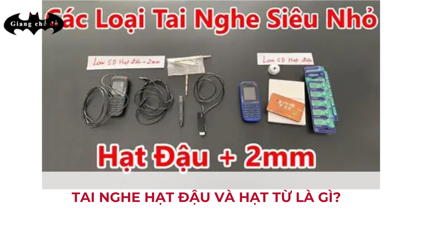 Tai nghe hạt đậu và hạt từ là gì?