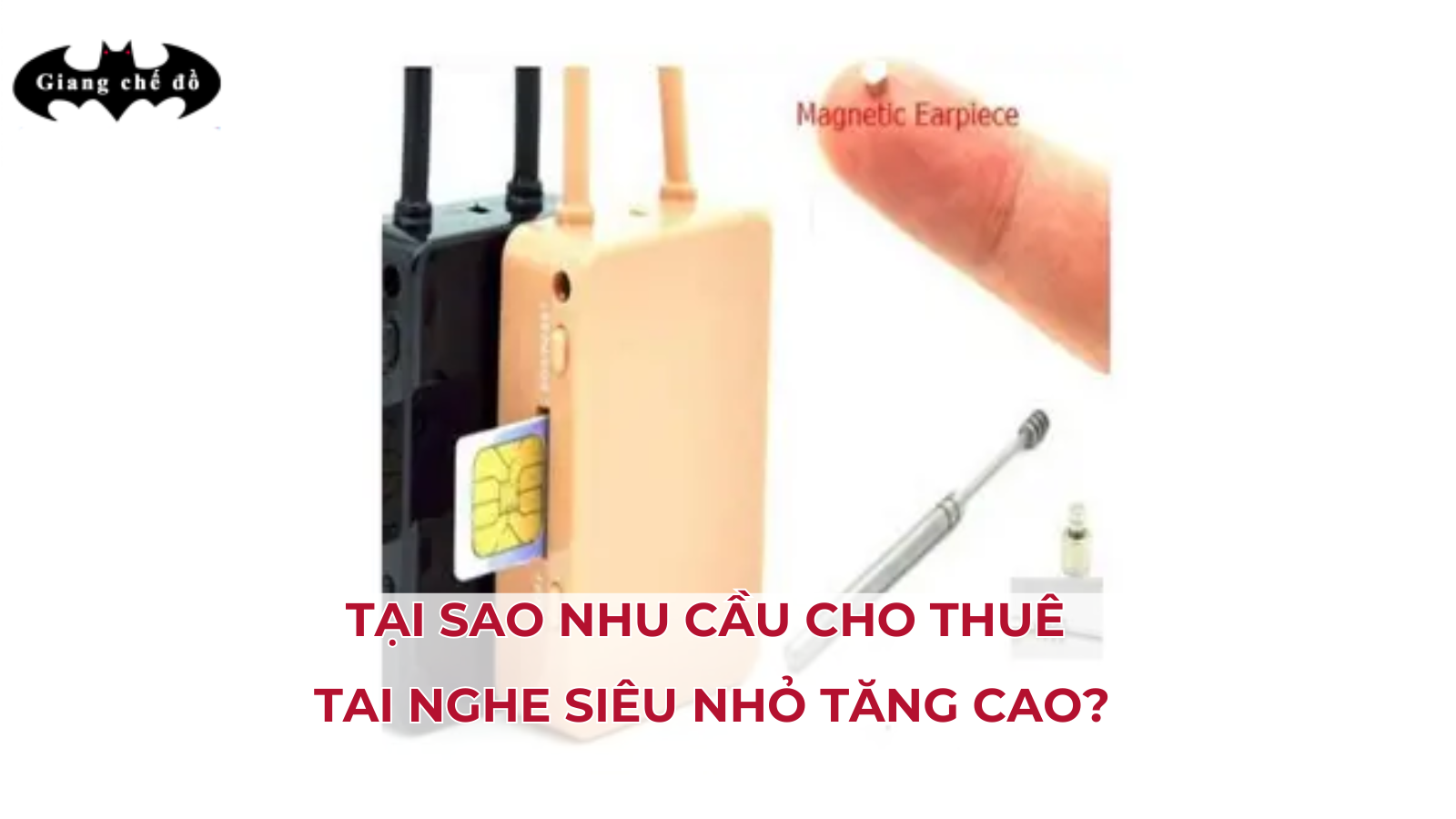 Tại sao nhu cầu cho thuê tai nghe siêu nhỏ tăng cao?