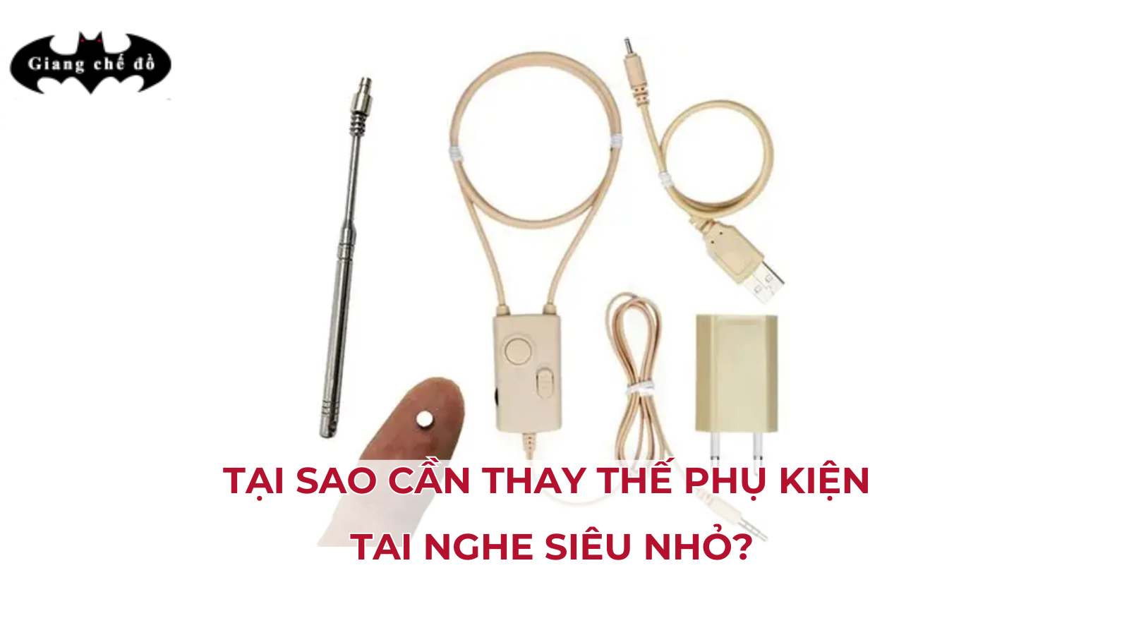 Tại sao cần thay thế phụ kiện tai nghe siêu nhỏ?