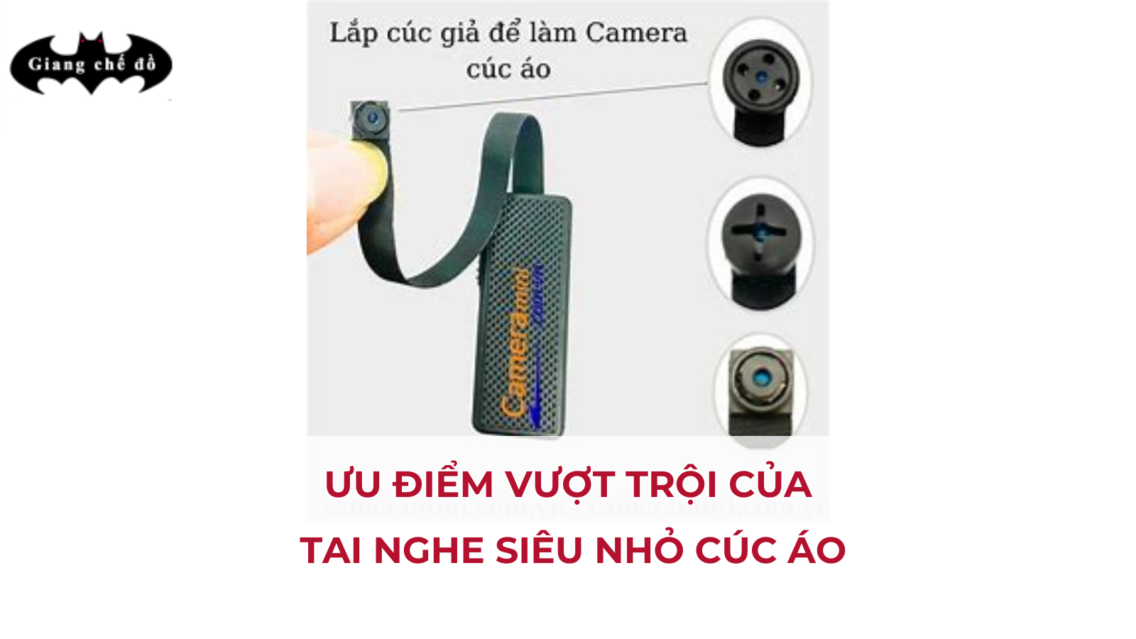 Ưu điểm vượt trội của Tai nghe siêu nhỏ cúc áo