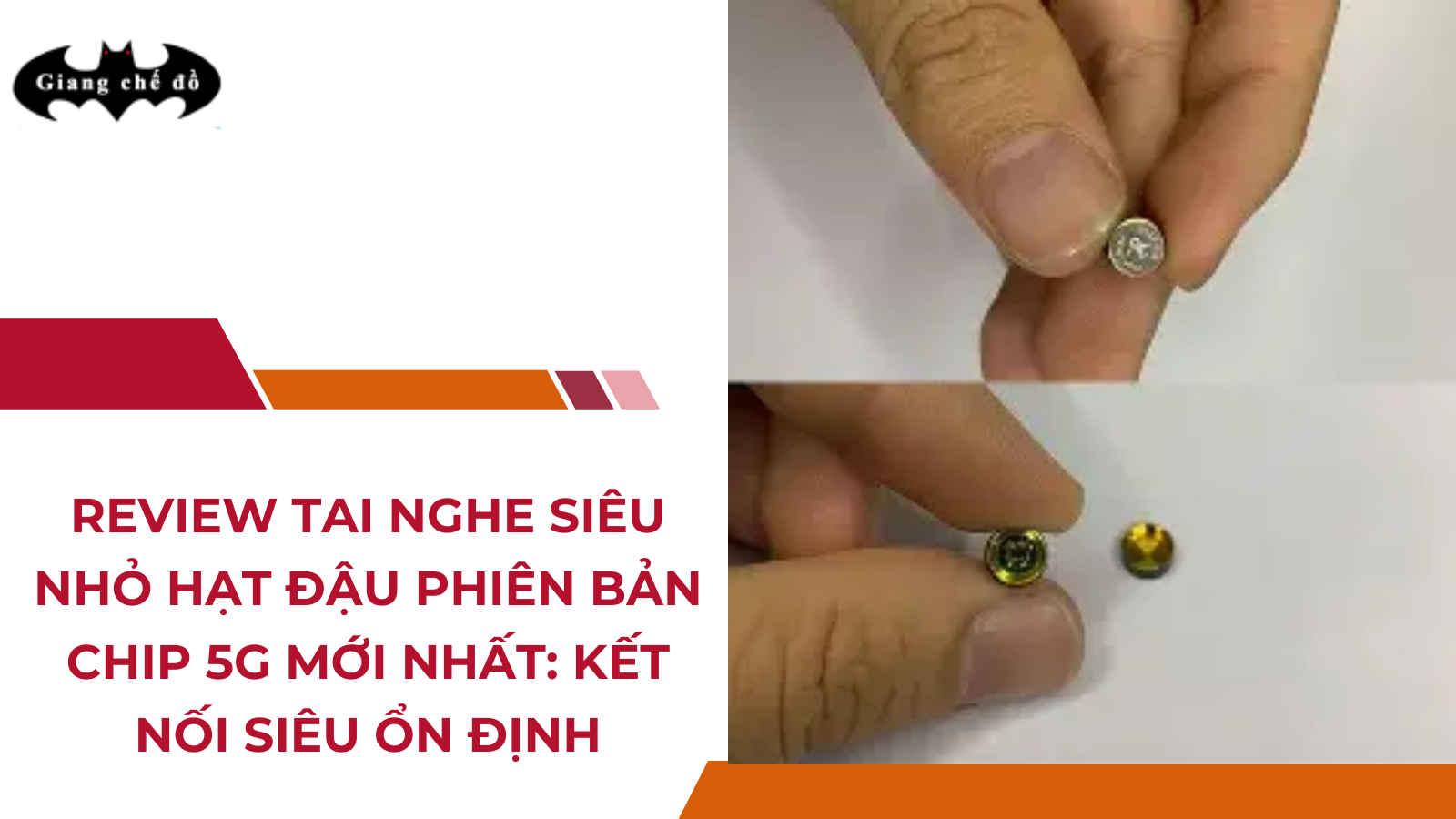 Review tai nghe siêu nhỏ hạt đậu phiên bản chip 5G mới nhất: Kết nối siêu ổn định