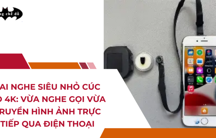 Tai nghe siêu nhỏ cúc áo 4K: Vừa nghe gọi vừa truyền hình ảnh trực tiếp qua điện thoại