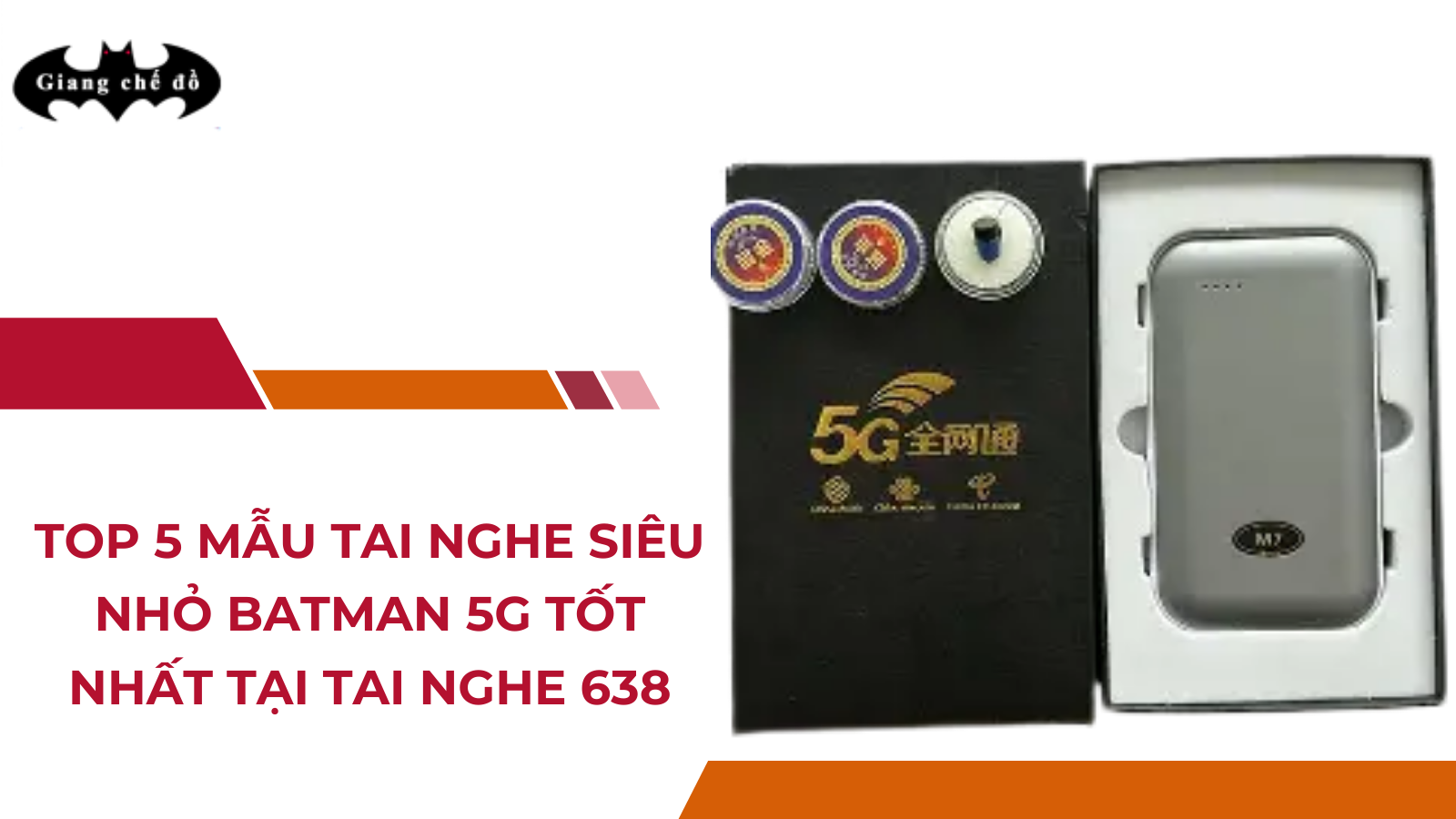 Top 5 Mẫu Tai Nghe Siêu Nhỏ Batman 5G Tốt Nhất Tại Tai Nghe 638