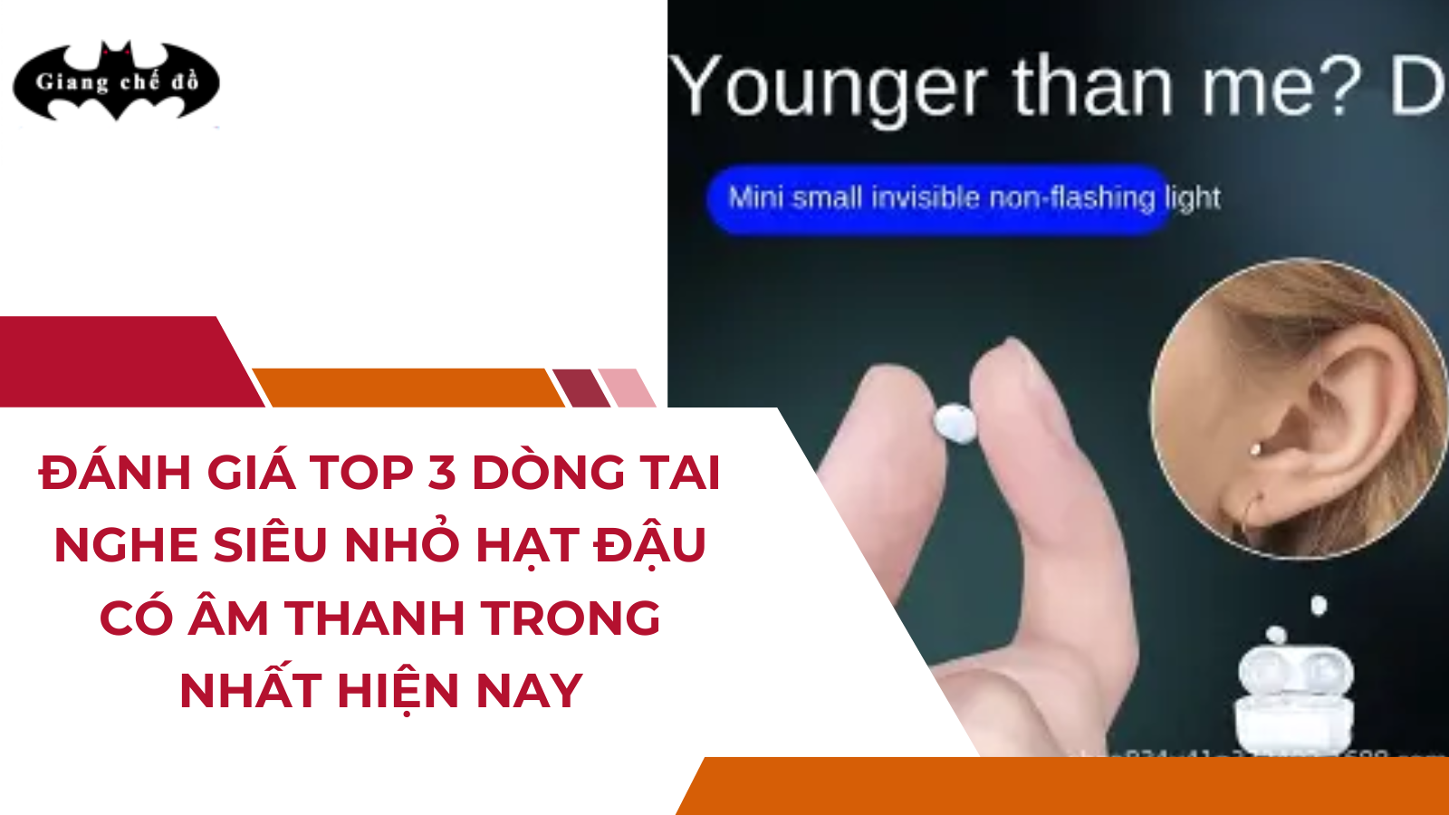 Đánh giá top 3 dòng tai nghe siêu nhỏ hạt đậu có âm thanh trong nhất hiện nay