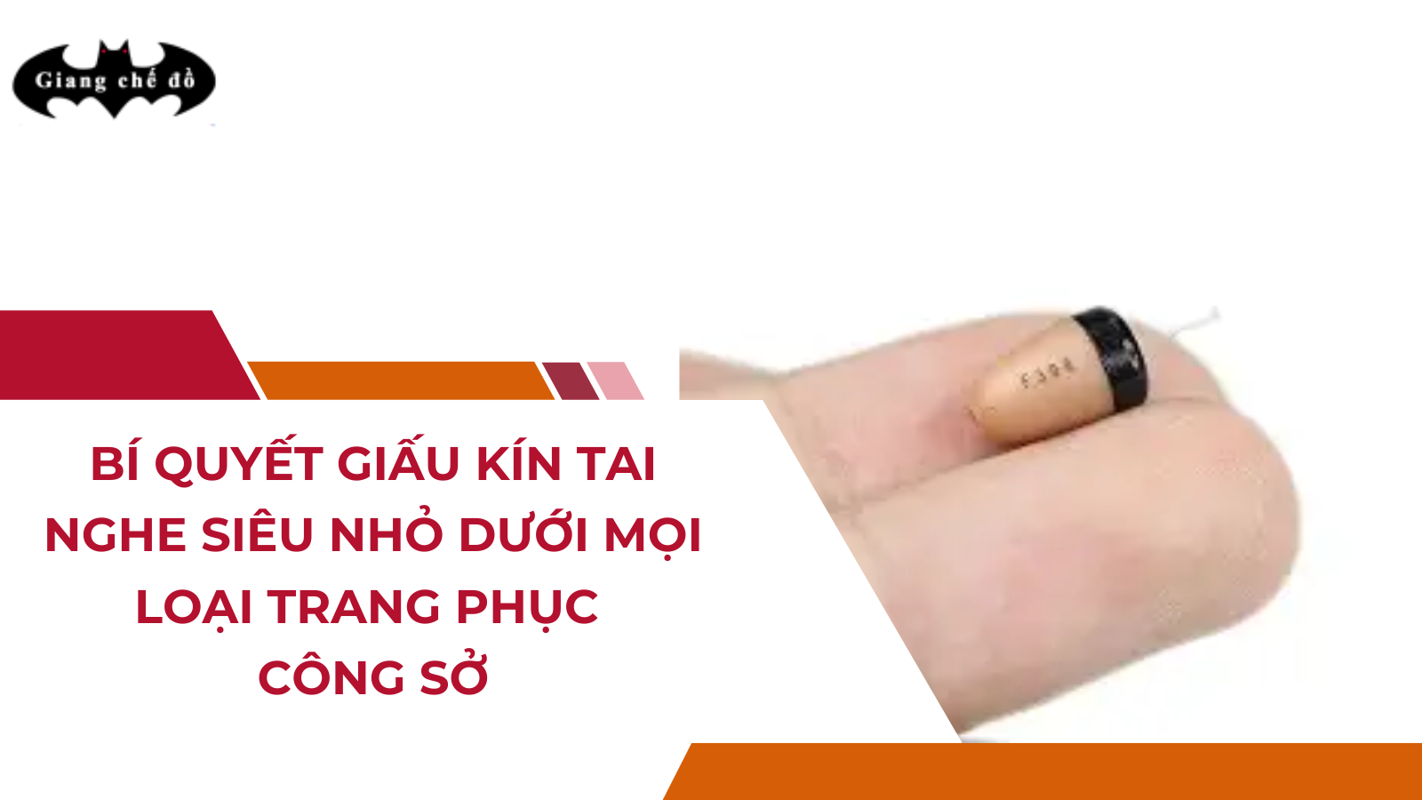 Bí quyết giấu kín tai nghe siêu nhỏ dưới mọi loại trang phục công sở