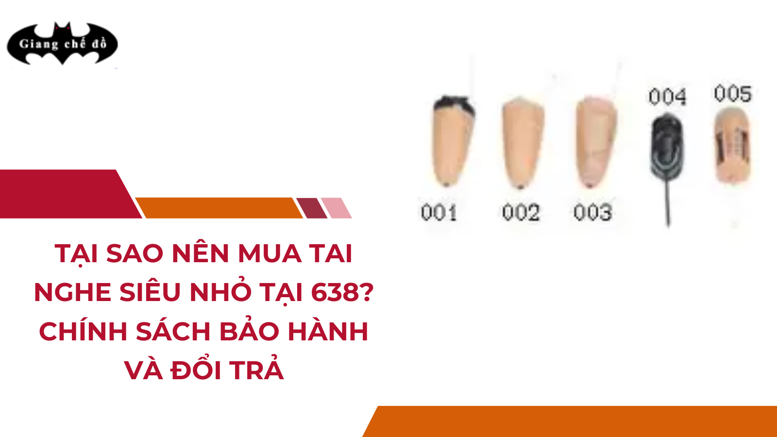 Tại sao nên mua tai nghe siêu nhỏ tại 638? Chính sách bảo hành và đổi trả