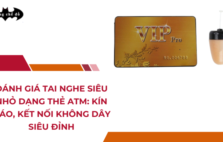 Đánh Giá Tai Nghe Siêu Nhỏ Dạng Thẻ ATM: Kín Đáo, Kết Nối Không Dây Siêu Đỉnh
