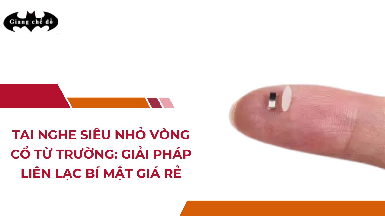 Tai Nghe Siêu Nhỏ Vòng Cổ Từ Trường: Giải Pháp Liên Lạc Bí Mật Giá Rẻ