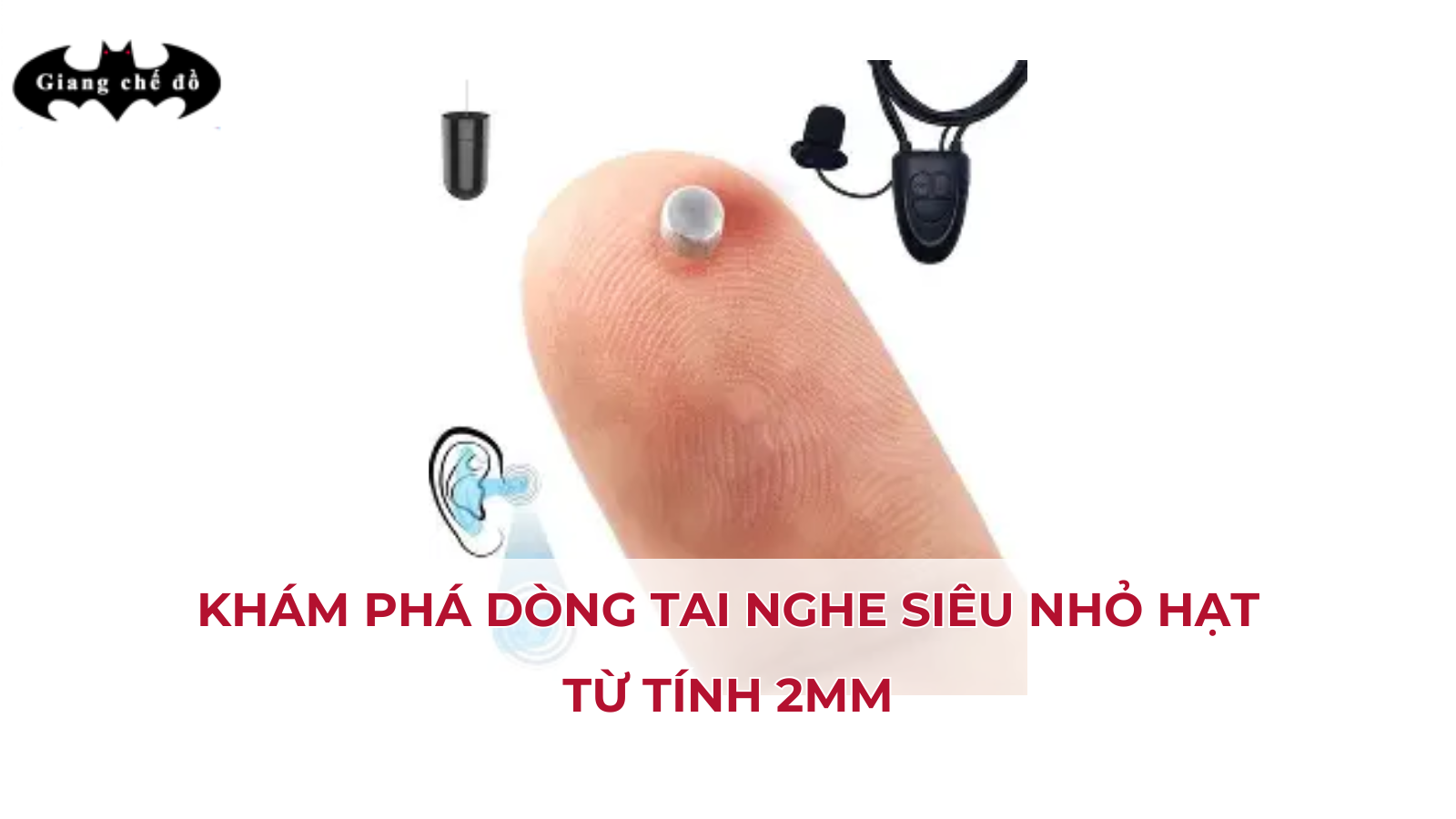 Khám phá dòng tai nghe siêu nhỏ hạt từ tính 2mm